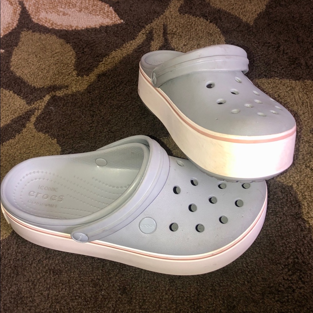 Platform crocs